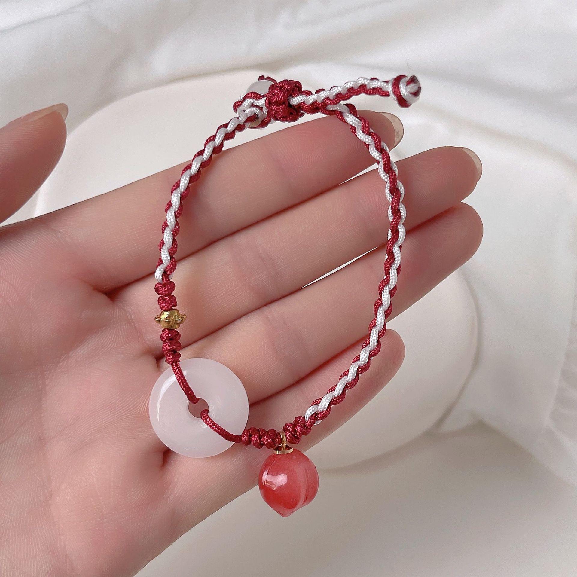 

Красивый корейский браслет из бисера и нефрита «Хетиан» — универсальное жемчужное украшение для женщин null