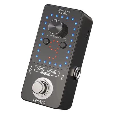 Looper Effect Pedal with 9 Loops Tuner Guitar Effects 40 Minutes Unlimited Overlay USB Cable for Electric Guitar Power Supply Needs To Be Purchased