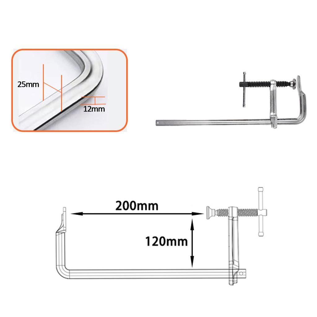 Steel Clamp for Woodworking And Metalworking Projects