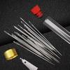 36 Stück Sticknadel Nähwerkzeug Set Edelstahl Nadeln mit Faden Kleidung Reparatur Handwerkzeuge DIY Bastelzubehör
