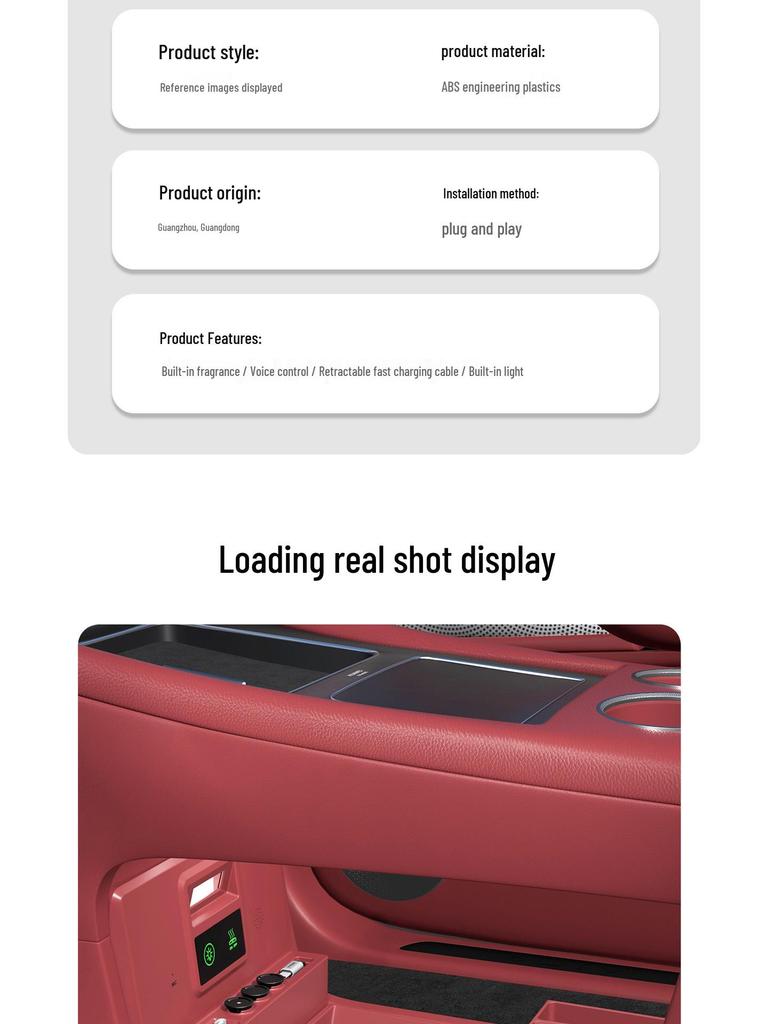 AITO M8/M7 Control Aroma Diffuser & Fast Charger Accessory