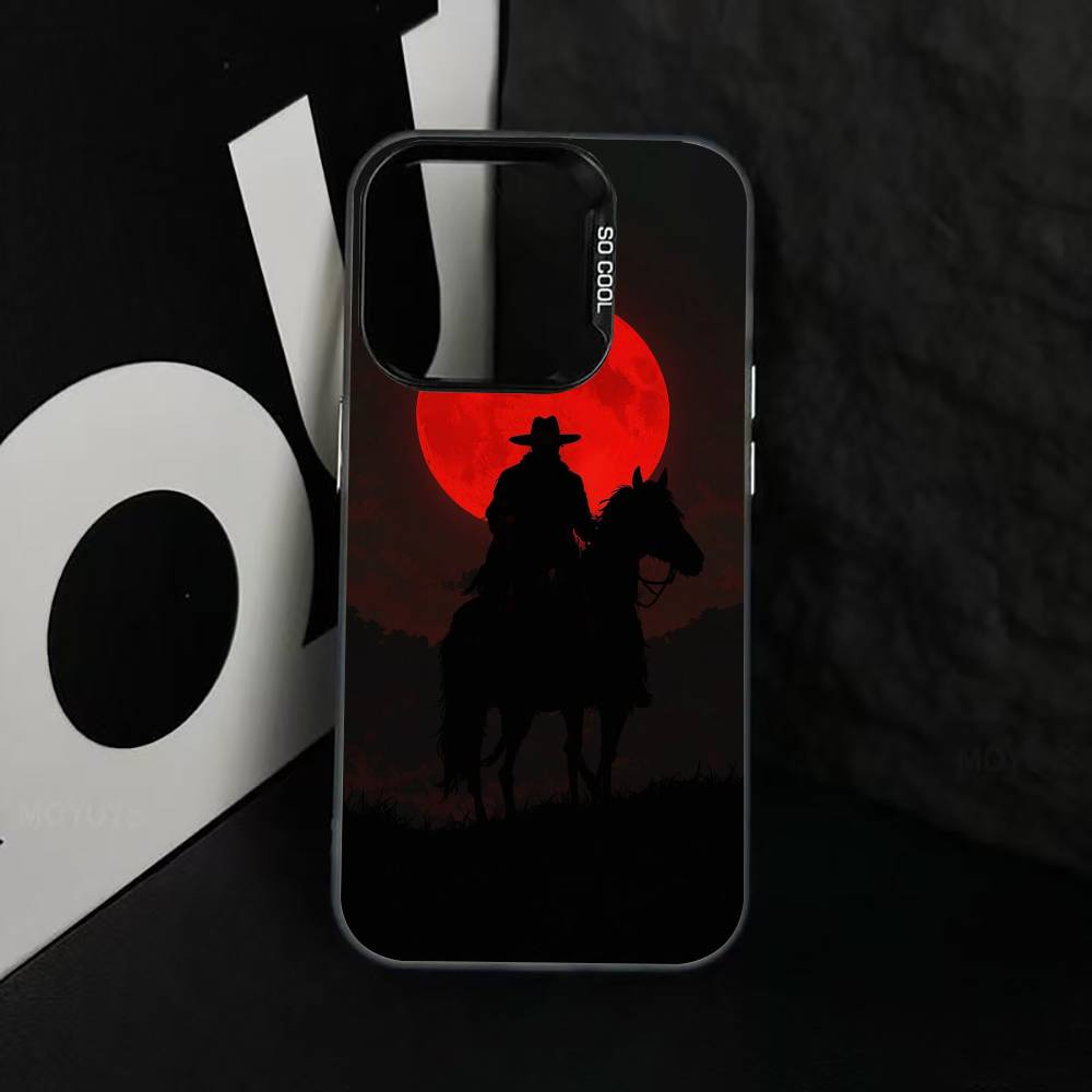 R-Red D-Dead R-Redemption 2 Phone Case For iPhone 17,16,15,14,13,12,11 Plus,Pro Max,XS,Colorful Silver Phone case Funda Cover iPhone14
