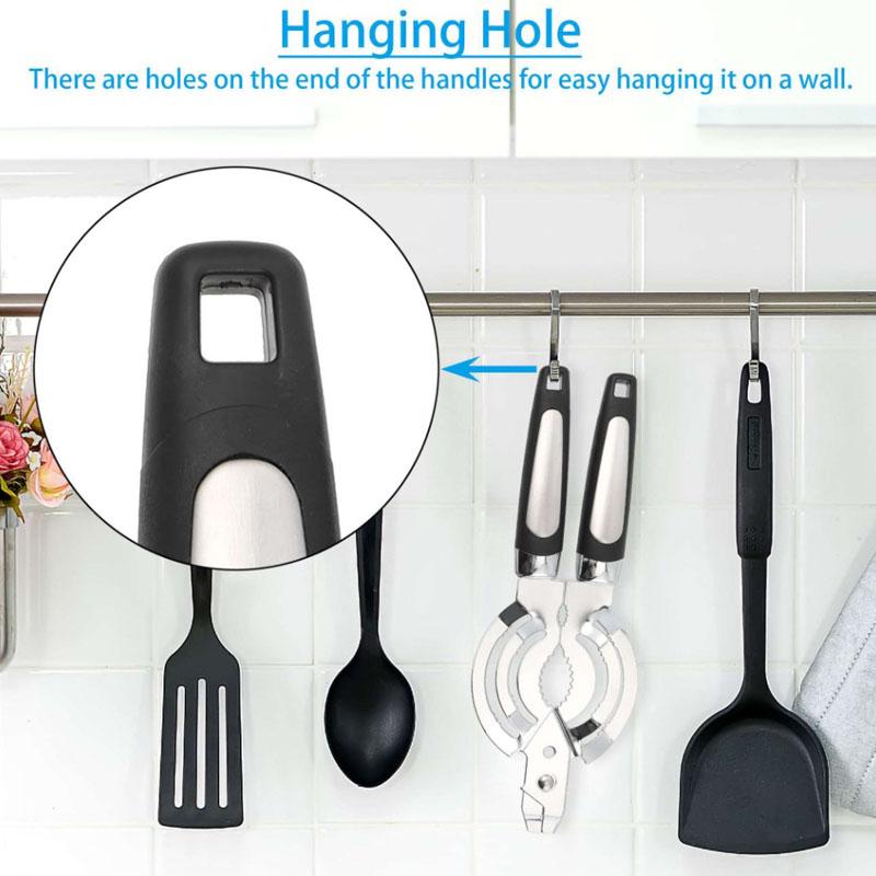 Multi Jar Openers for Seniors, Stainless Steel Jar Lid Opener, Bottle Opener for Seniors with Arthritis, Weak Hands