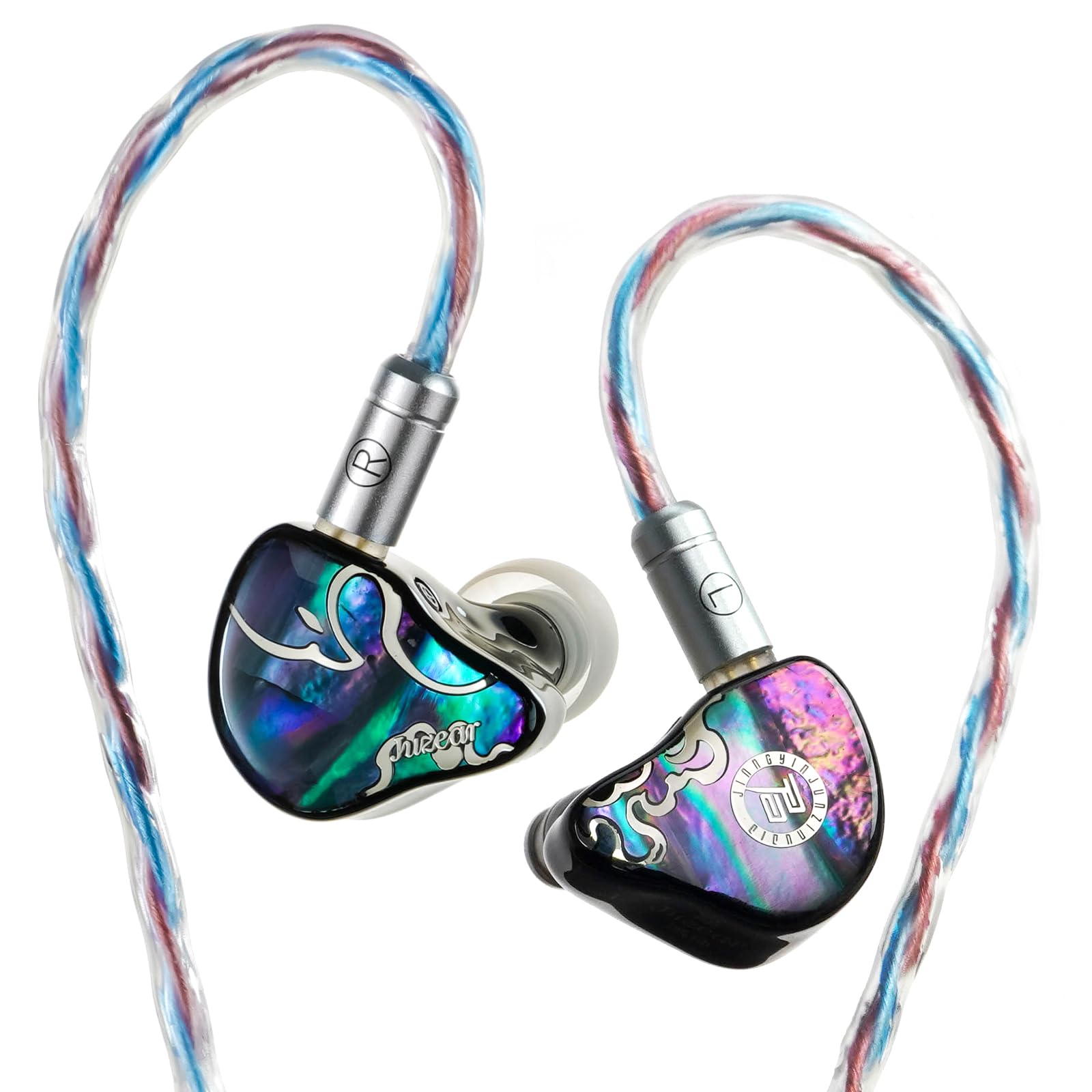 

HiFiGo Juzear Narukami Wired Gaming Interchangeable Plugs HiFi Sound Copper Independent Damper High Sound For Listening to Earphones, In-Ear Monitors,