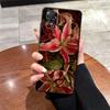 Lily Orchid Flower Print Funda Phone Cover Case for Xiaomi Redmi Note 9 7 8 12 Pro 11s 12s 10S 9S 10 14 11 13 Pro Plus