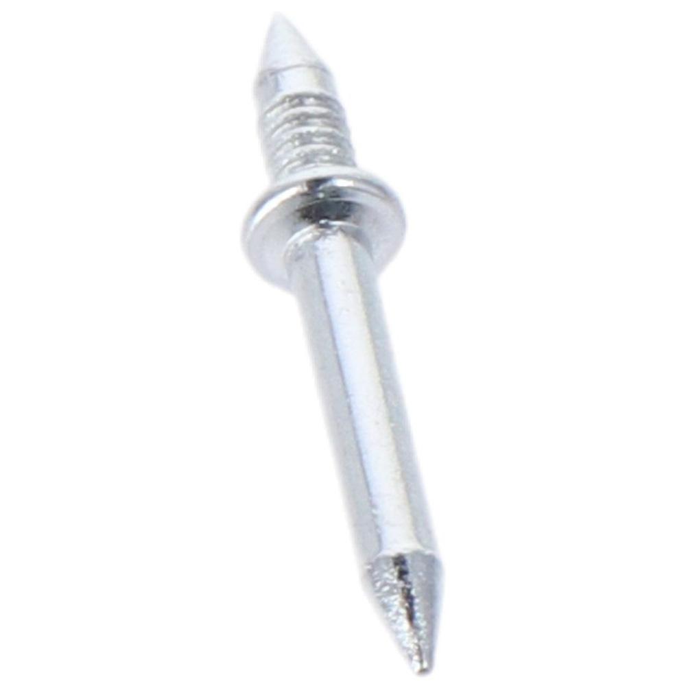100Pcs Carbon Steel Double-Headed Nails Silver Skirting Line Nail  Solid Wood Baseboard