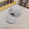 Hole baseball cap tide brand summer new men's and women's street G letter yellow cap showing face small embroidery tide