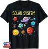 Solar System Shirt Colorful Space Planets Educational Kids T-Shirt