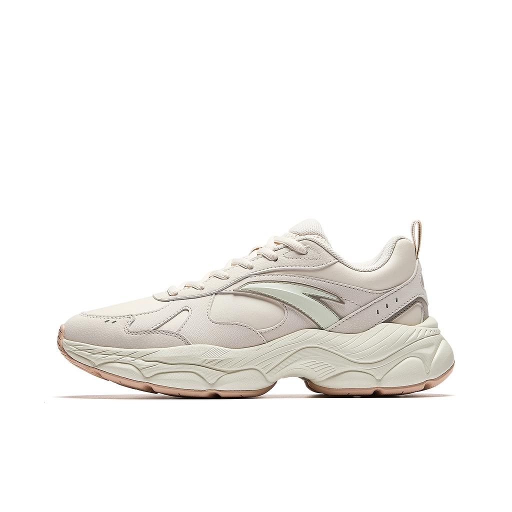Anta Fashion Simple Classic Non-Slip Lightweight Increased Height Low-Top Casual Shoes Women sneaker 922548802-5