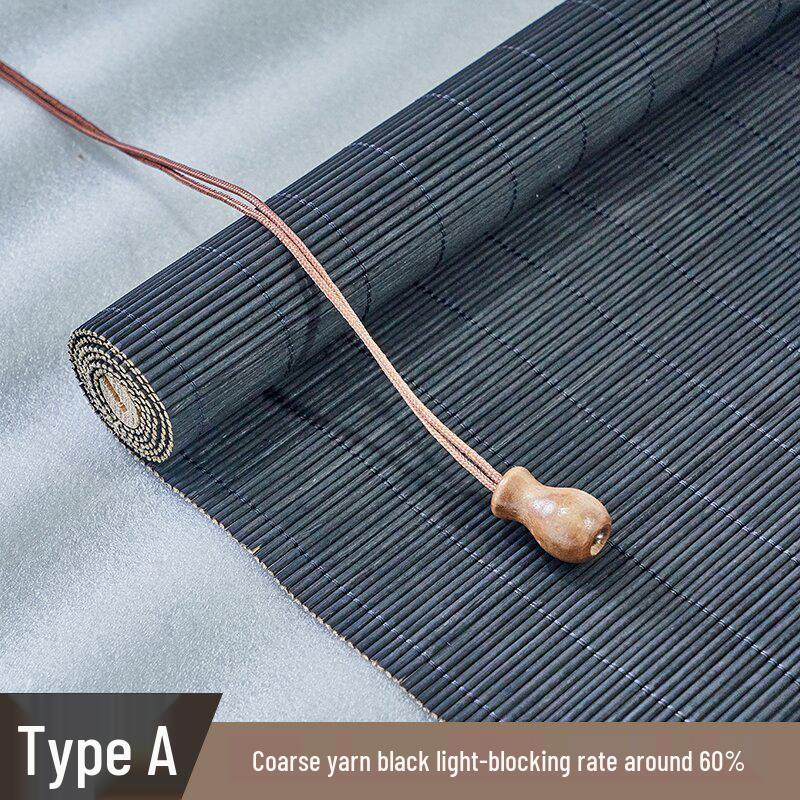 Bamboo Roller Blind Sunshade: Window or Door Curtain for Tea Rooms, Restaurants, Hotels - Ideal for Decoration and Partition.