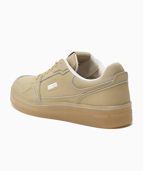 Tommy Jeans Zion Basket Leather Sneakers - Beige (T52F7Ars150Ft1Act)