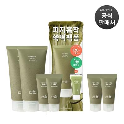 Young Mugwort Cleansing Absorbing Pack Foam 120ml + 15ml Special Set of 2