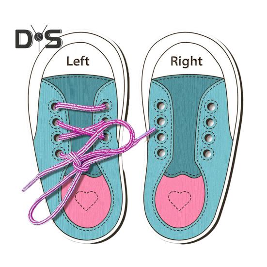 

Доска для практики завязывания шнурков Деревянные плоские кроссовки Дошкольное развивающее устройство для шнуровки обуви для детей Раннее развитие Шнуровка обуви S