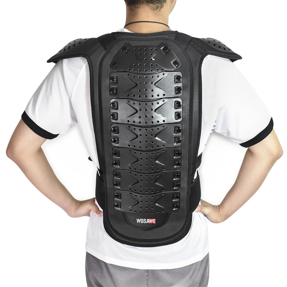 WOSAWE motocyklowe zestawy ochronne kamizelka motocrossowa kamizelka chroniąca przed upadkiem nakolanniki i łokcie