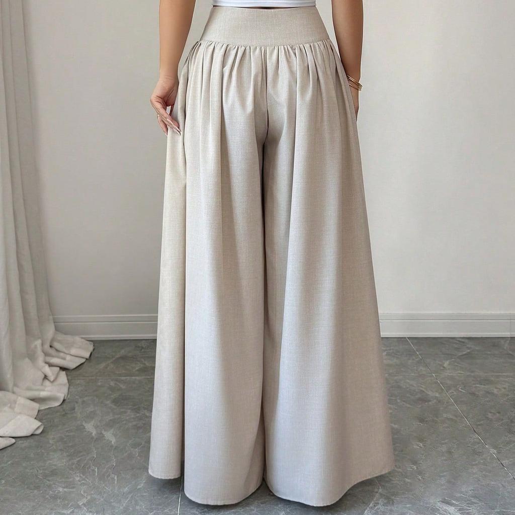 Women'S High-Waisted Wide-Leg Pants with a Loose And Flowing Silhouette, Perfect for Casual Attire And Easy to Match with Various Outfits