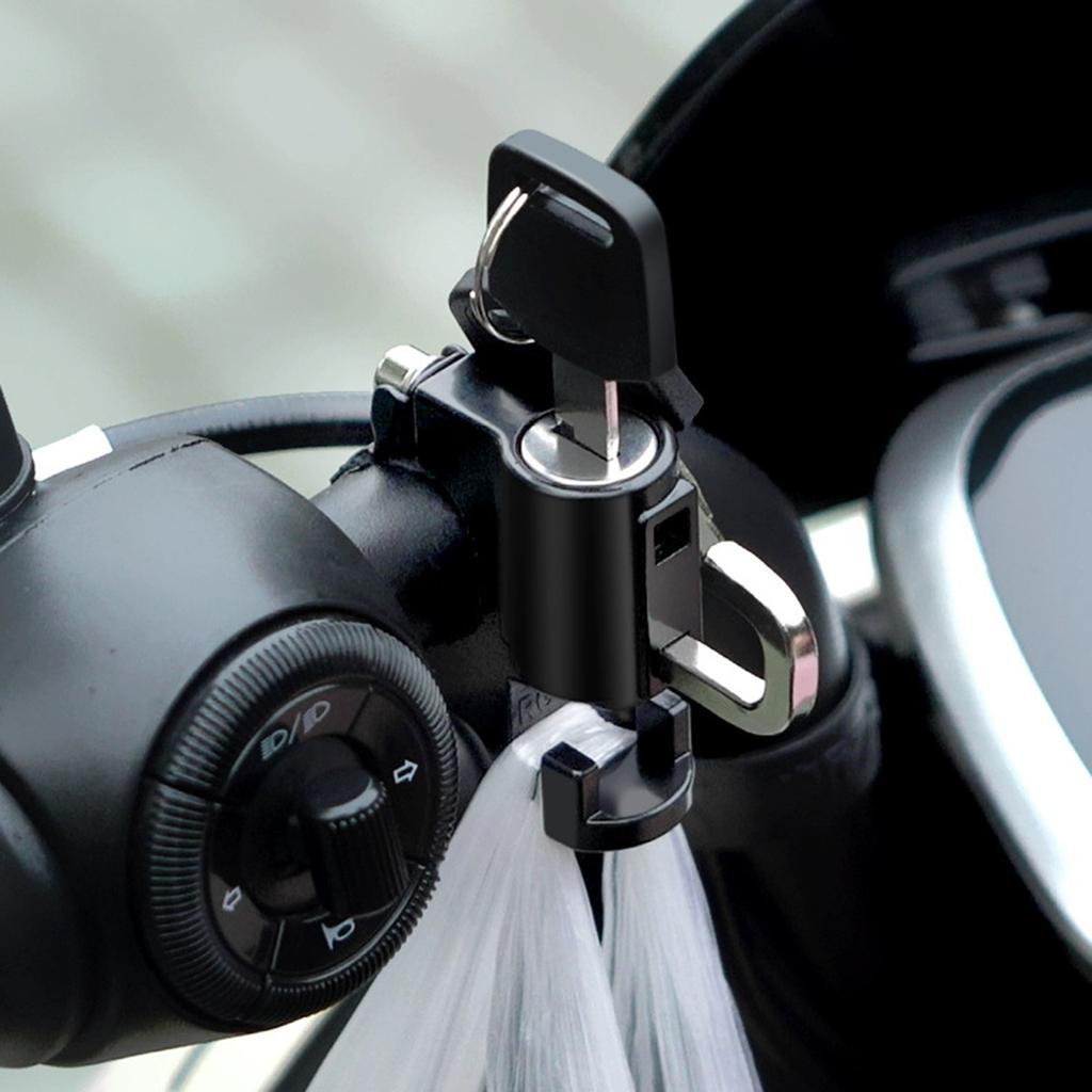 Vylepšená sada zabezpečeného zámku na motocyklové helmy Hliníkový bezpečnostní zámek na helmy Vysoce odolný systém zámku na helmy pro motocykly