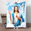 Jesus Weiße Taube Gläubiger Decke Warm Weich Flauschig Kinder Erwachsene Luxus Geschenke für Sofa Bett Zuhause Outdoor Reise Camping Decke
