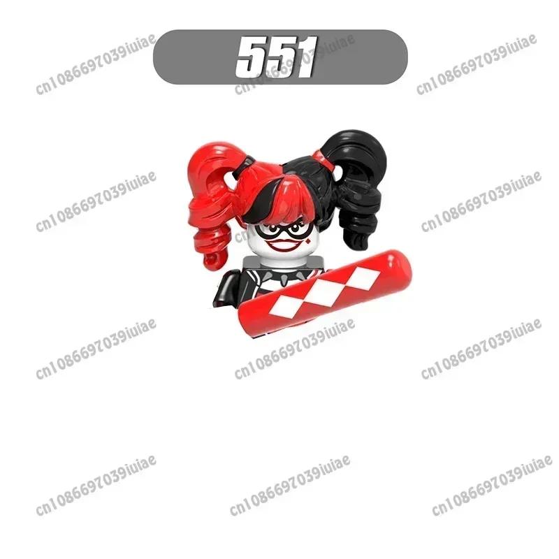 PG8032  BEAST KINGDOM Super Hero Clown Ivy Harley Quinn Catwoman Robin Bricks Cartoon Character building block Birthday Present