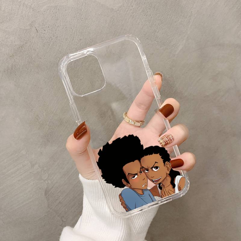 Huey Freeman Boondocks Phone Case for iPhone 11 12 13 mini pro XS MAX 8 7 6 6S Plus X 5S SE 2020 XR case