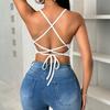 Women's Spring And Summer New Sexy Camisole Vest With Backless Design, Niche Slim Fit Top