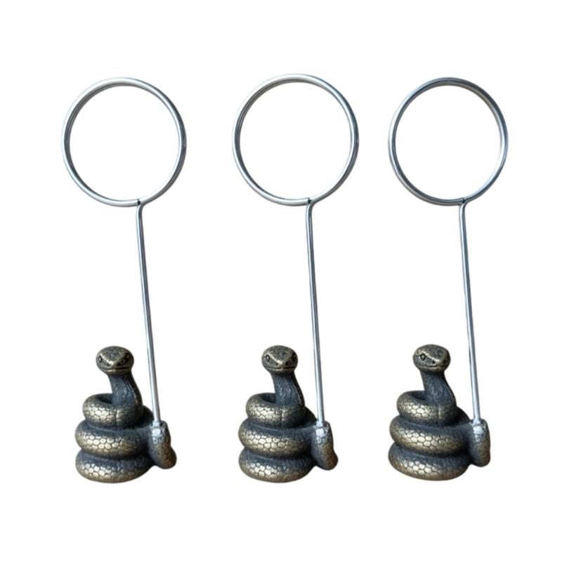 Delicate Miniature Metal Bookmarks Clip Feature Chinese Astrological Animals Suitable For Office And Dining Table Use