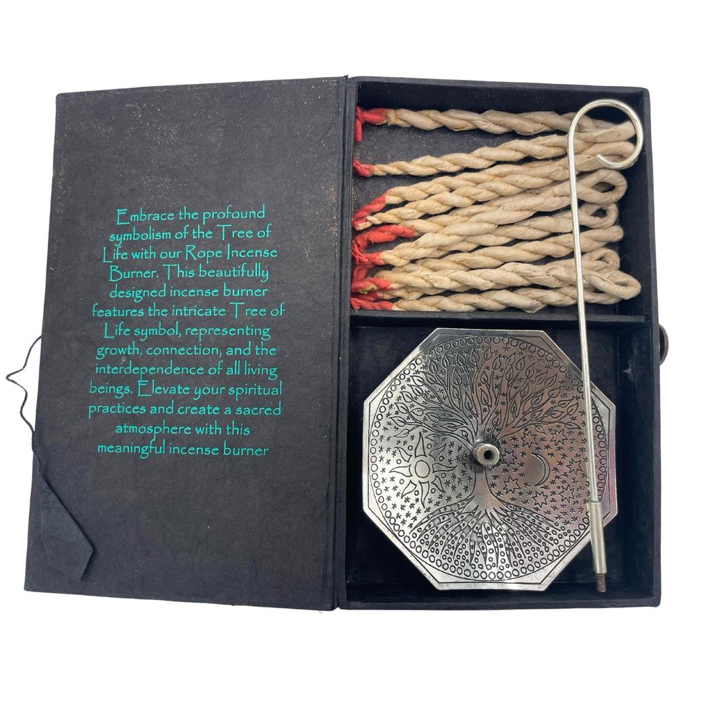 Rope Incense Burner Tree of Life 10 Ropes