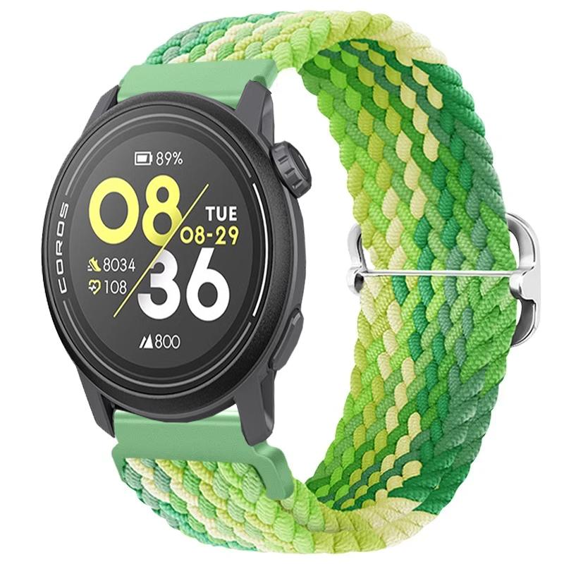 20/22mm Gevlochten Nylon Bandje Voor COROS APEX 4/PACE Pro/4 3 2 Verstelbare Armband Voor CMF Watch 3/2/1 Pro Suunto Race 2/S/Run Band