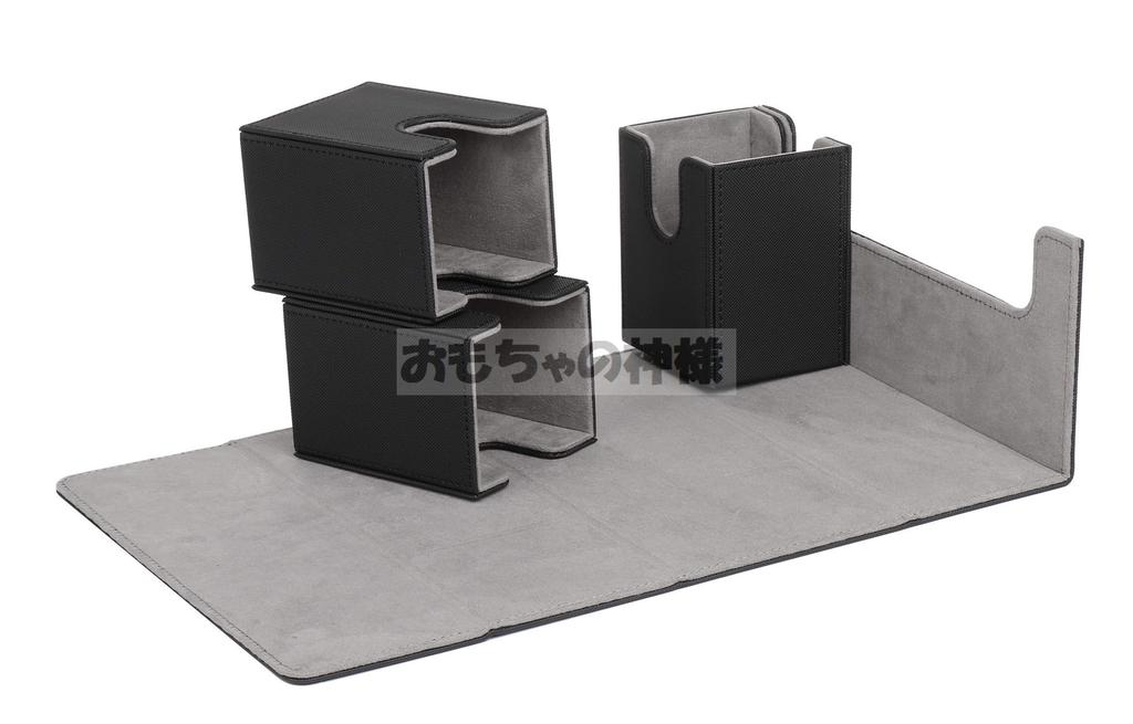 Toy God Trading Card Deck Case, Magnetic Removable Card Case, Leather Card Case Holder Storage (No Dice Compartment)