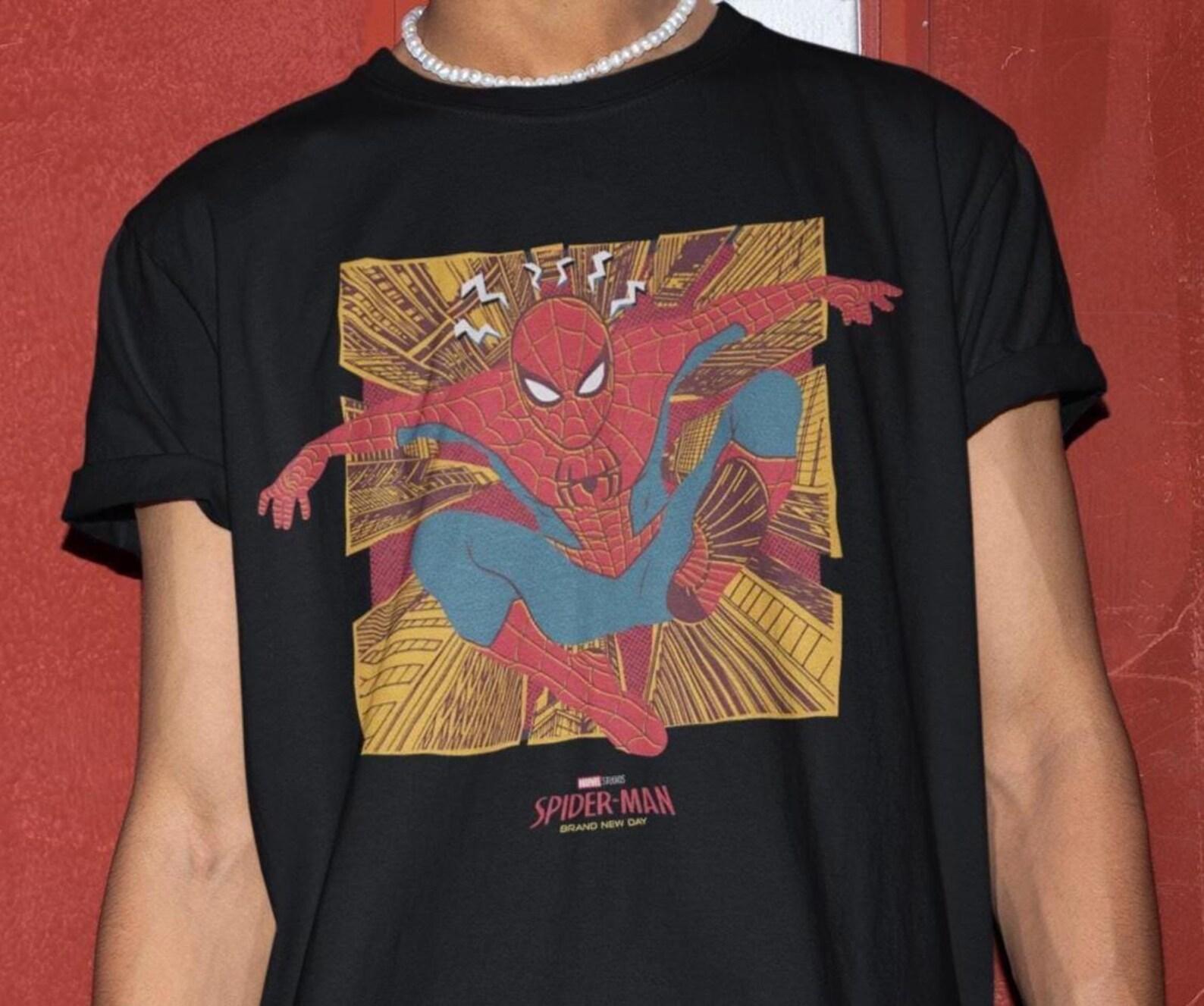 Spider-Man Brand New Day Shirt - Peter Parker Shirt,Spiderman Movie Tshirt,Tom Holland Shirt,Spiderman Kids Shirt,SuperHero Tshirt S