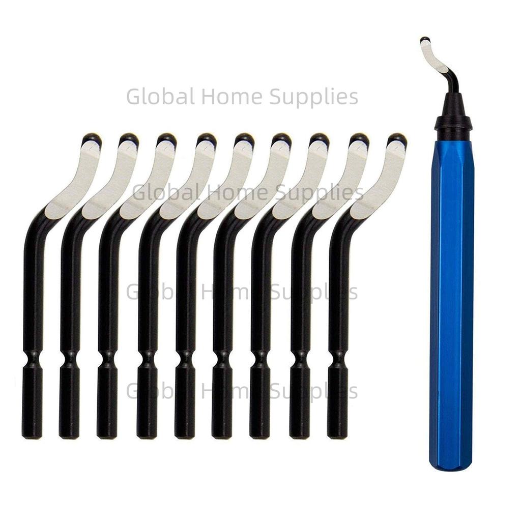 Deburring Tool RB1000 with 10Pcs BS1010 HSS Blades - Deburring Tool for Metal Aluminum Copper Plastic Pipe 3D Printing and Brass