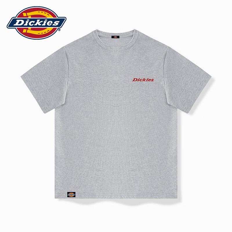 Dickies Men's American Retro Red Logo Print T-Shirt