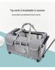 Foldable Pet Trolley: Breathable Cat & Dog Carrier