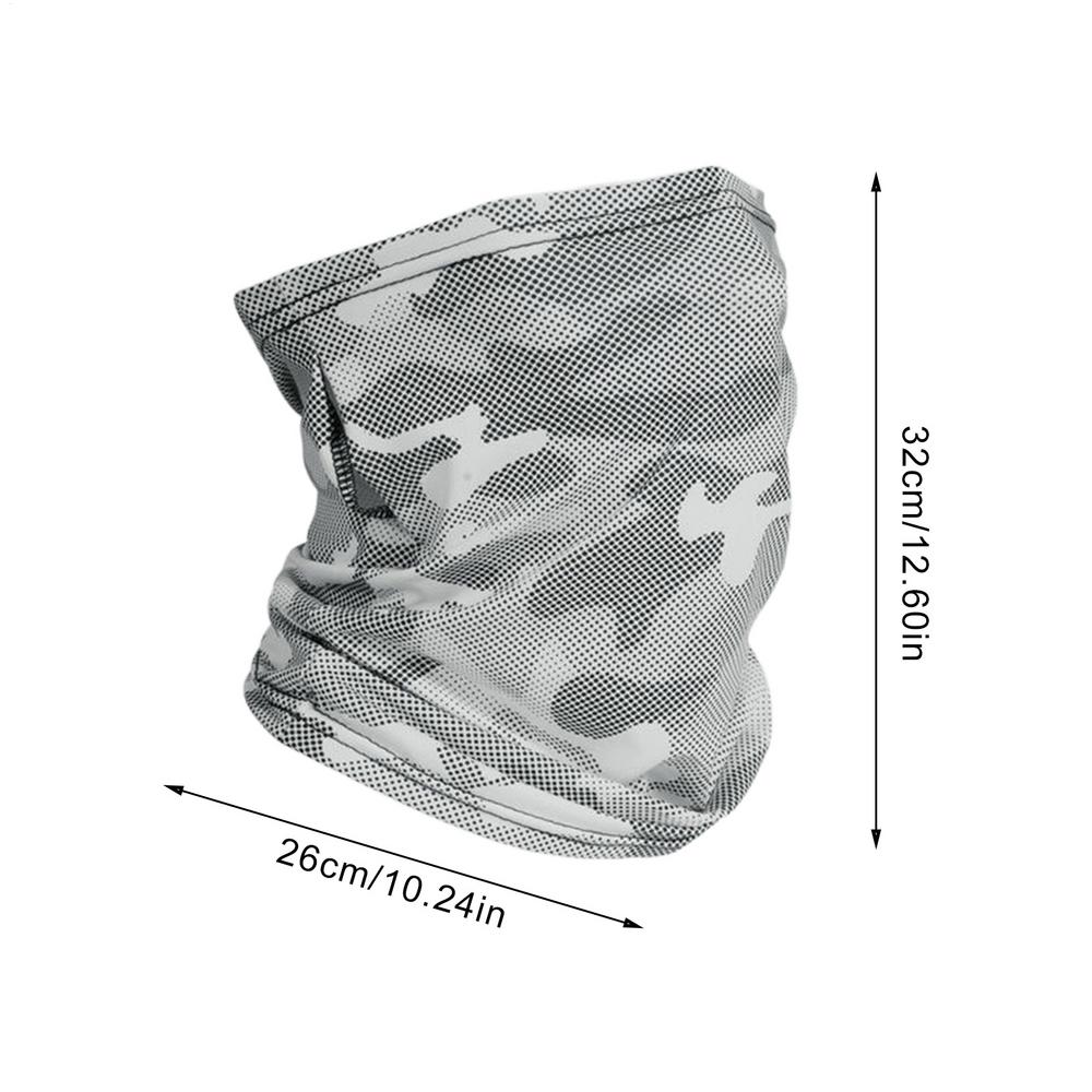 Sunscreen Masque Breathable Cooling Sensation Face Cover Anti-UV Sun Protection Face Cover for Outdoor Men Cycling Hiking