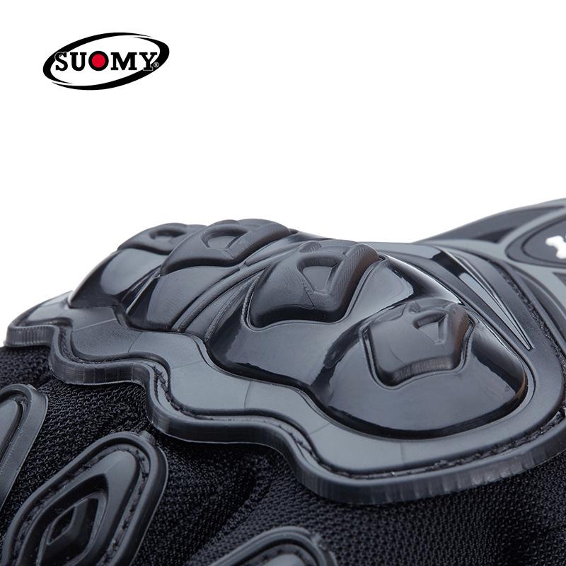 Motorcycle full finger summer gloves touch screen four seasons cycling locomotive rider anti-drop off-road gloves men