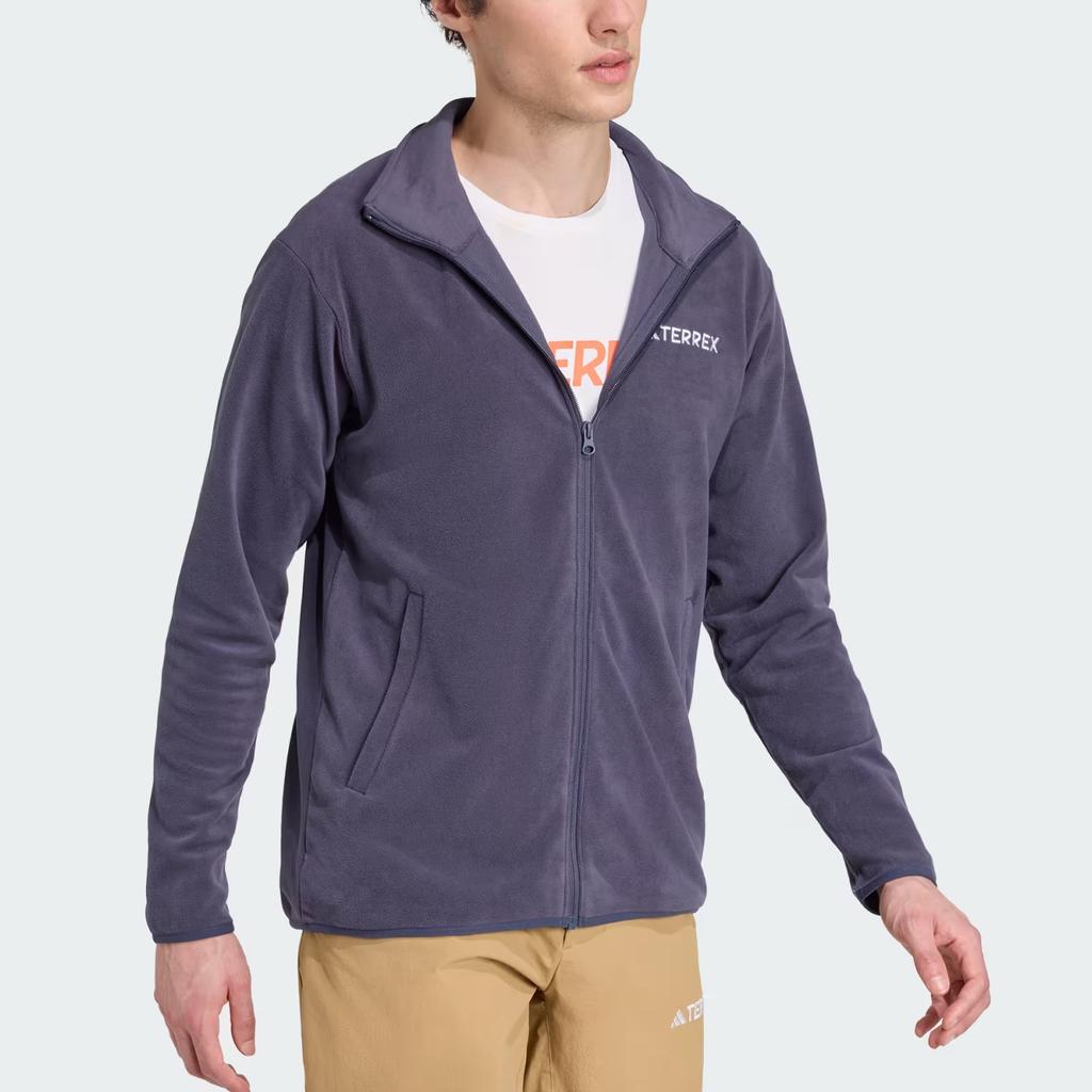 Adidas Essentials Terrex Multi Warm Stand Collar Fleece Zip Long Sleeve Jacket Men Jackets JM3116