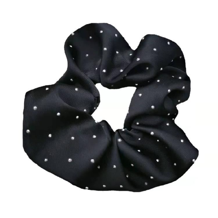 Decorative Rhinestones Hair Ties Stretchy Fabric Scrunchies Hairpiece for Everyday Wear Parties and Social Gatherings