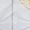 Men Shirt Slim Turn-down Collar Contrast Colors Vintage Spring T-shirt for Daily Wear
