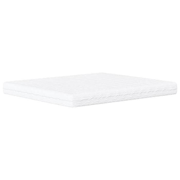 VidaXL Matelas en mousse blanc 160x200 cm dureté H2 H3,matelas de lit,matelas de lit de jour,matelas en mousse pour lit 356346