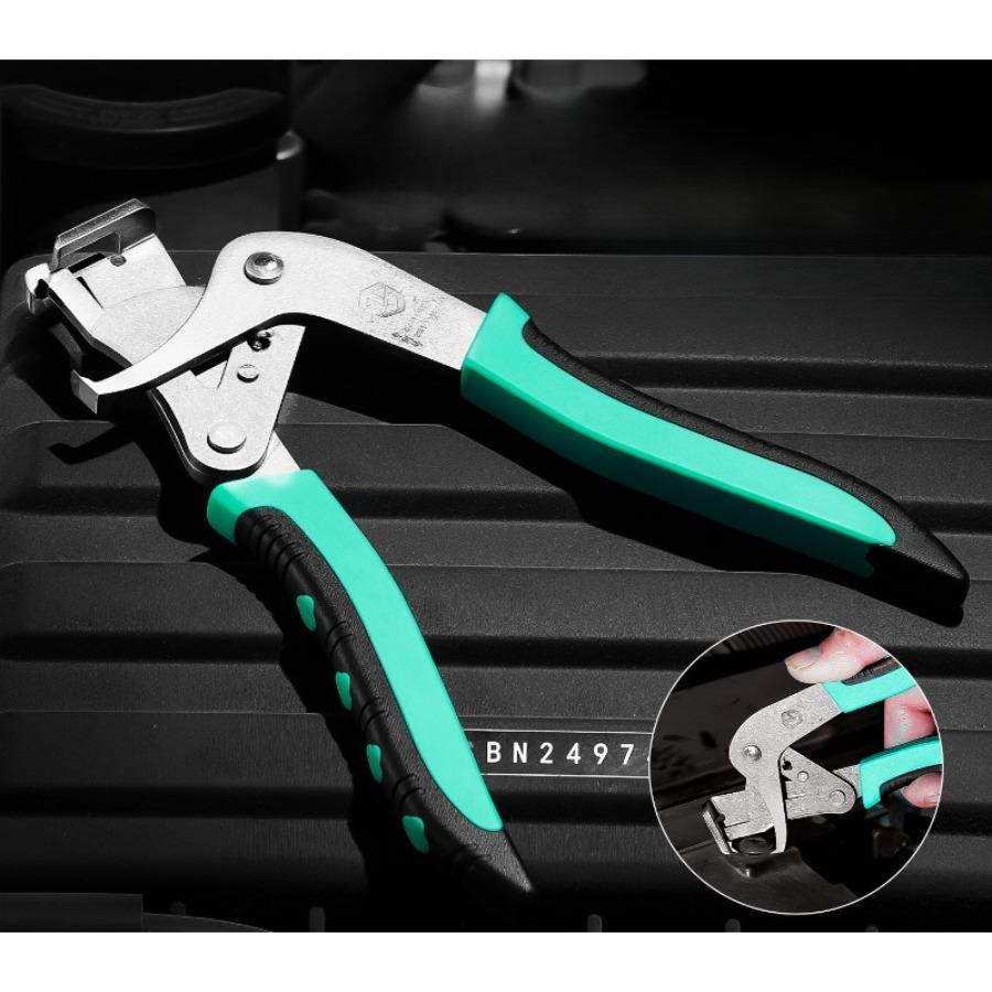 Compact Heavy-Duty Plastic Rivet Clip Pliers - Portable High-Efficiency Tools for Fast Automotive Water Pipe Clip Removal