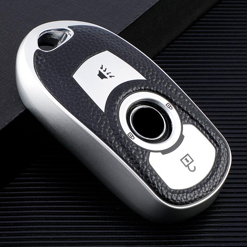 Leather Key Case for Buick Envision, New Regal 21, LaCrosse, GL6 Models - Unisex Design