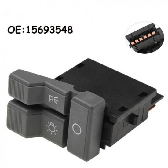 Headlight Parking Light Rocker Switch Gray For Chevy GMC Pickup Truck 15693548