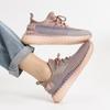 Popcorn versatile fly-woven sneakers men's breathable soft-soled running shoes 2025 spring and summer couple coconut shoes