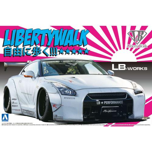 Aoshima Bunka Kyozai (AOSHIMA) 1/24 Liberty Walk No. 10 LB Works R35 GT-R Ver. 2 Plastic Model