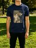 Unisexs Tee Retro Vintage Gangster Cats Gun And Cigarette Print Cotton Short Sleeve Male Streetwear Summer Daily Casual Outdoor Top