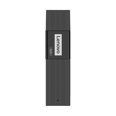 Lenovo D231 Multifunctional USB3.0 Card Reader SD+TF 2-in-1 Card Reader High-speed Transmission ABS