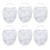 Xmases Hats Santa Beard Mask Face Cover Christmas Santa Clauses Costume Accessory Santa Beard Hat for Performances Cosplay