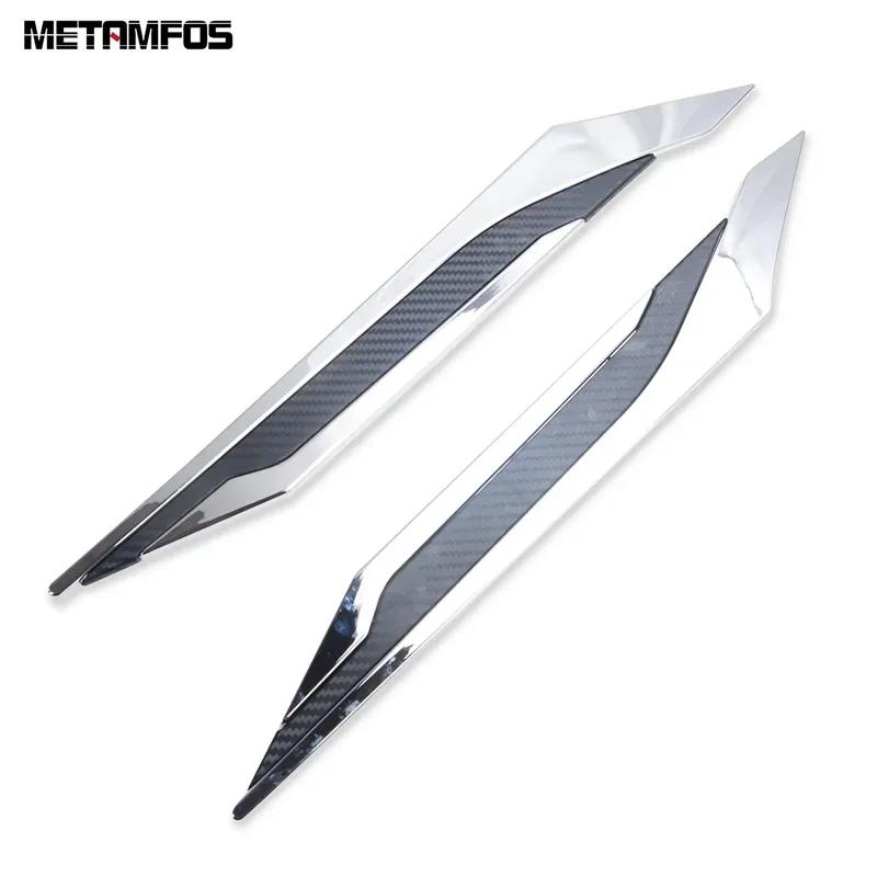 Accessories For Toyota Rav4 Rav 4 - 2024 2025 Chrome Head Light Lamp Eyelid Eyebrow Headlight Molding Trim