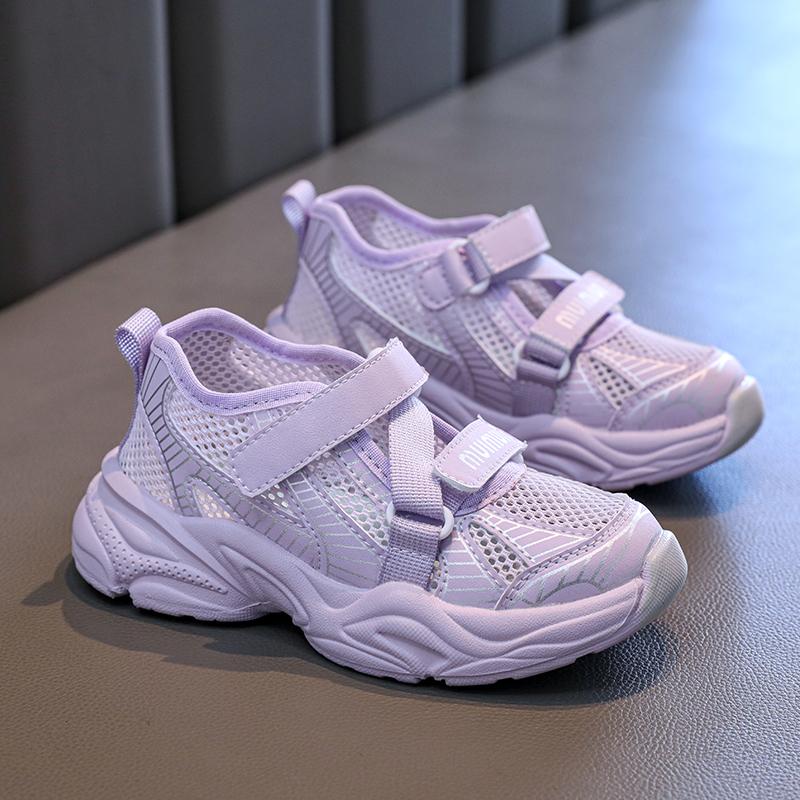 Fashion Children's Sandals for Girls and Boys Soft Soles Anti slip Mesh Breathable Kids Sports Running Shoes