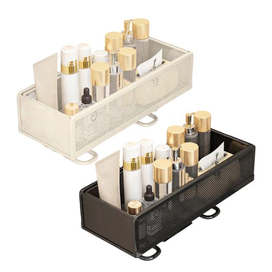 Toilettentank-Aufsatzkorb Badezimmer-Organizer Über dem WC-Aufbewahrungsregal Platzsparend Über dem Tank Maschenablage für Kleine Badezimmeraufbewahrung