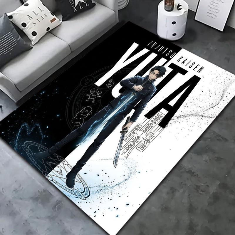 Jujutsu Kaisen Carpet Rug For Living Room Bedroom Home Sofa Decoration Kids Play Nonslip Floor Mat